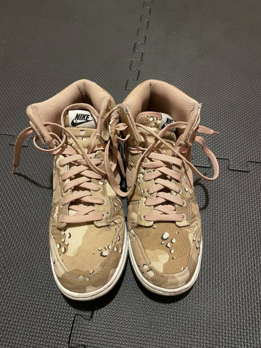 Nike Dunk High PRM "Desert Camo" Sneakers – Tan Camo